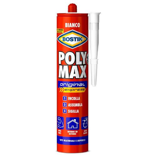 Collante sigillante universale POLY MAX Express Bianco cartuccia 425 gr  6300460