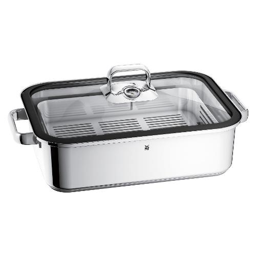 Wmf Rostiera Inox (41x27x10cm) con coperchio VITALIS Cromo lucido 17 4101 6040