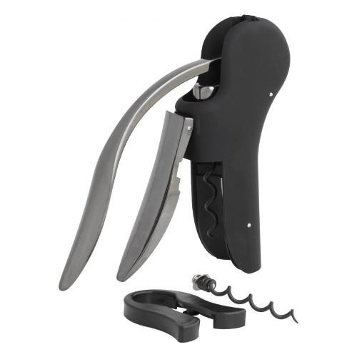 Brandani Cavatappi Professionale Soft Touch Nero e Silver 53476