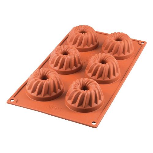 Silikomart Stampo Silicone Pasticceria Mini Gugelhupf (7cm) 20 058 00 0065