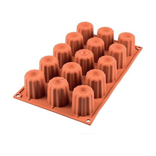 Silikomart Stampo Silicone Pasticceria Midi Cannelé (4,5cm) 20 059 00 0065