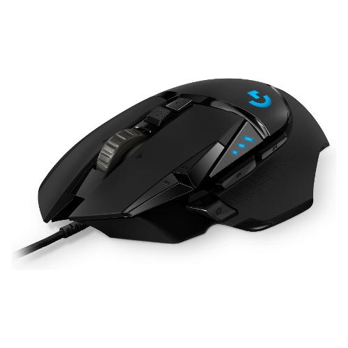 Logitech Mouse Gaming G SERIES G502 Hero High Performance Wired Black 910 005471