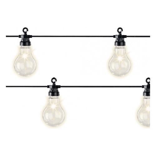 Kaemingk Catena luminosa LUMINEO Gocce - Bianco caldo (950 cm) 490123 20 luci - LED