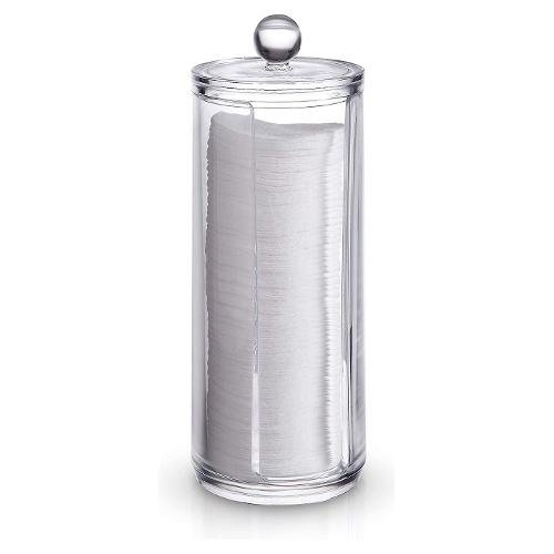 Domoliving Porta cotone da bagno ULTRA STORAGE Trasparente (7,5x20 cm) 911550