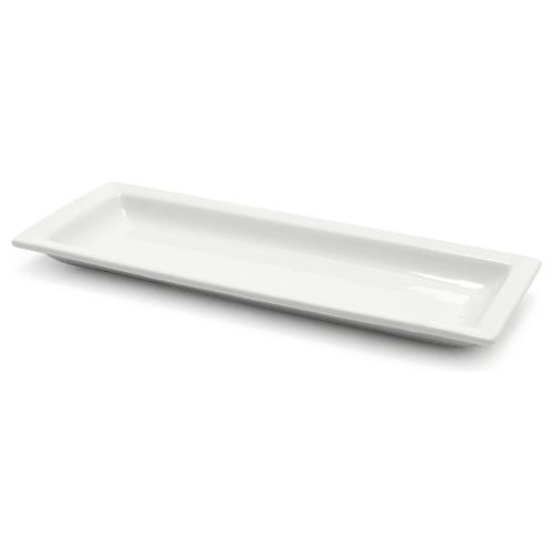 Cpo Piatto portata Porcellana (22,5x9cm) JUST WHITE Bianco