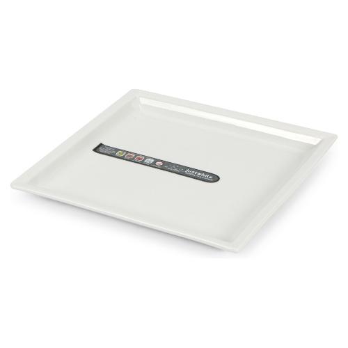 Cpo Piatto piano Porcellana (26,5x26,5cm) JUST WHITE Bianco