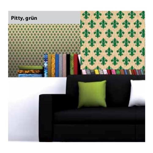 Carta adesiva plastificata Dekore Giglio Fiorentino Verde 200 x 45 cm 380  0051