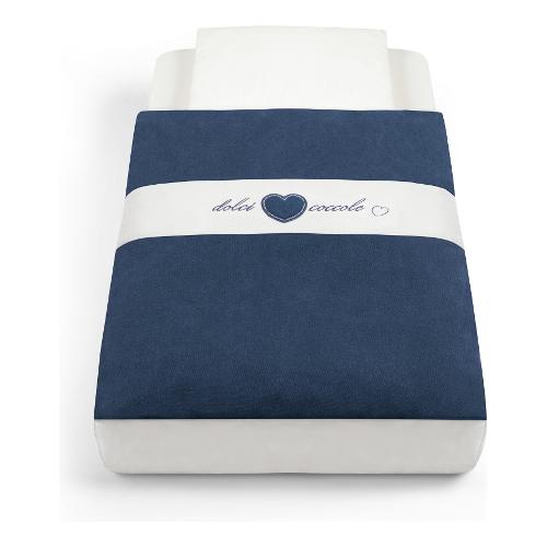 Cam Set lenzuola culla 3 pz CULLAMI Blu e Bianco 926 C 146