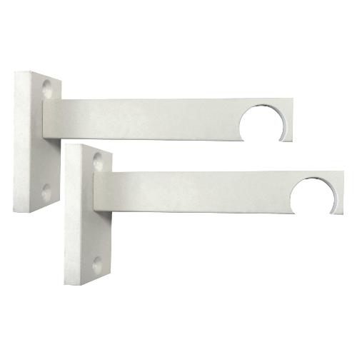 Castel Set supporti bastoni tenda Bianco ottico 118 B84105