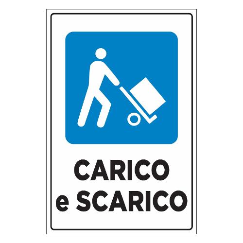 Oreca Cartello segnaletico riservato per carico e scarico (20x30 cm) 0085814 00