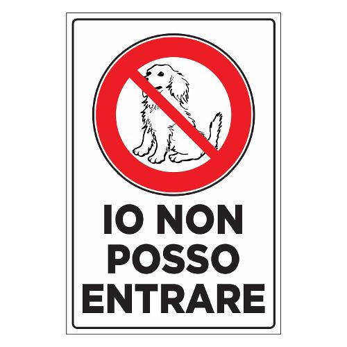 Oreca Cartello segnaletico divieto introdurre aniamli (20x30 cm) 0085820 00