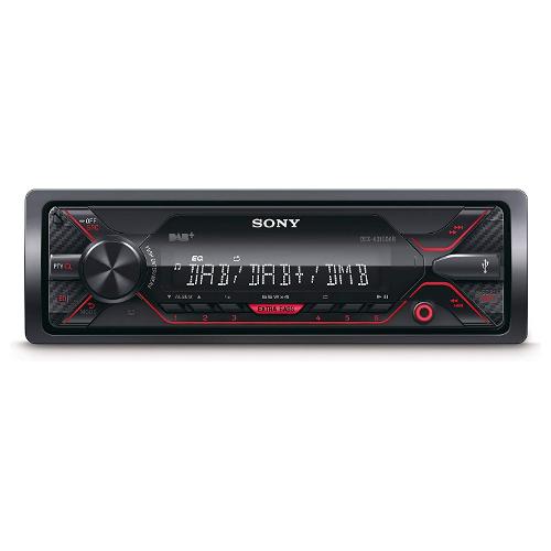 Sony Autoradio mechaless EXTRA BASS Black e Red 4 x 55w DSXA310KIT EUR