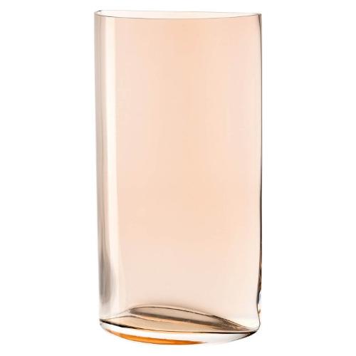 Leonardo Vaso vetro (20x10x34cm) Semicerchio CENTRO Assortito 046955