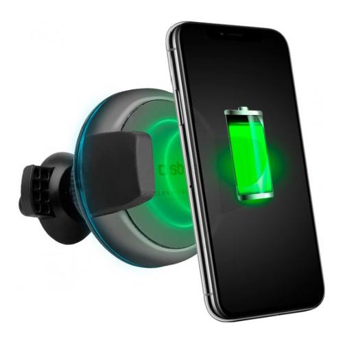 Sbs Supporto auto smartphone Wireless Charge 10W Clamp Holder TESUPROUNDWIR10W