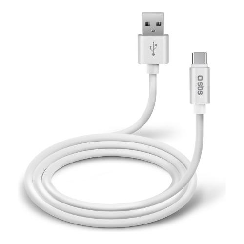 Sbs Cavo USB C POLO Antigroviglio White 1m TECABLPOLOTYPECW