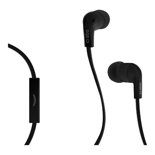 Sbs Auricolari microfono filo STUDIO MIX 30 Black TEFLAT2INEARK