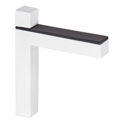 Format Set reggimensole a pinza Max 20 Kg 2 pz (2x8x12cm) ELLE Bianco opaco RGMELLEBI