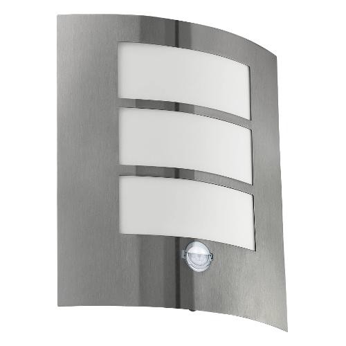 Eglo Applique da esterno CITY Acciaio (23,5x9x26cm) 88142 1 luce - E27 - Max 60W