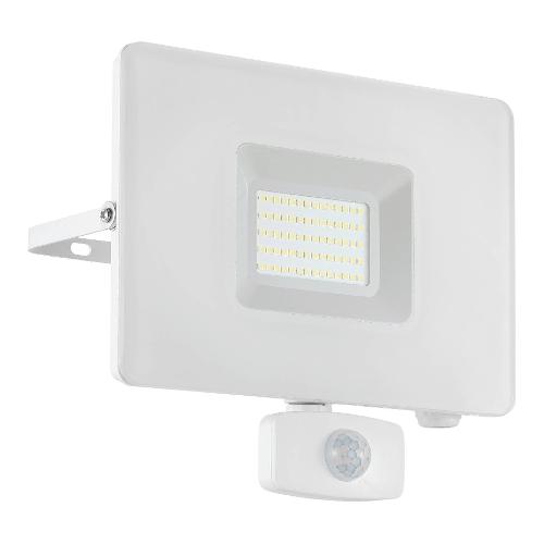 Eglo Proiettore con sensore presenza FAEDO 3 Bianco (21x20cm) 33159 1 luce - LED - Max 53W