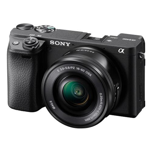 Sony Fotocamera mirrorless 24,2Mpx APS C A6400 Kit 16 50mm3.5 5.6 Oss Black ILCE6400LB CEC