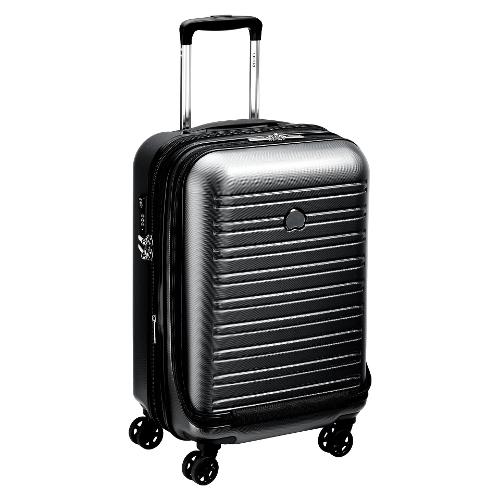 Delsey Trolley cabina rigido tg. S (51,5Lt) 4 ruote (35x25x30cm) SEGUR 2.0 nero 00205880200