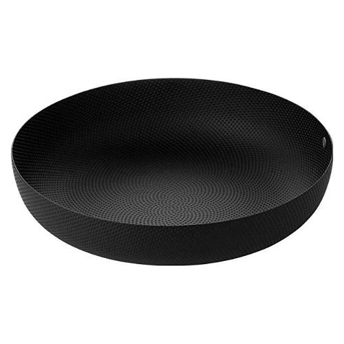Alessi Cestino tavola Acciaio (21x4,7cm) TEXTURE Nero JM17 21BT