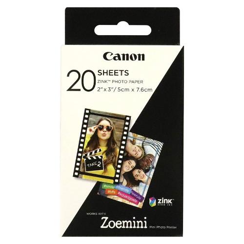 Canon Carta fotografica 5 x 7,6 cm 20pz ZINK Zp 2030 20 Fogli Exp Hb 3214C002