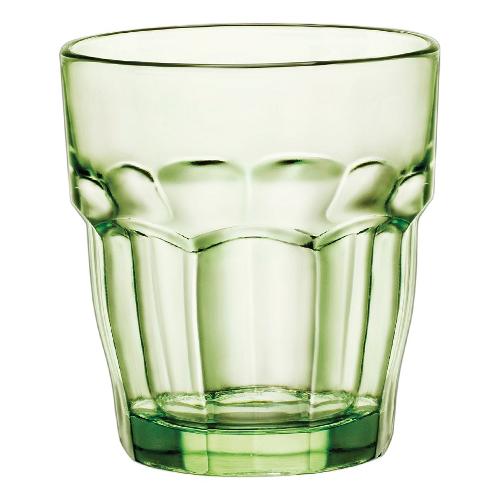 Bormioli Rocco Bicchiere Long Drink Vetro temperato (270ml) ROCKS Verde