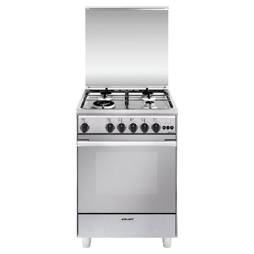Glem Gas Cucina gas 4 zone UNICA Inox classe A (2021) U664VI (60x60x90cm)