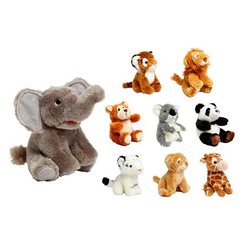 Globo Peluche Animale Selvaggio (18cm) PELUX Assortito 83351