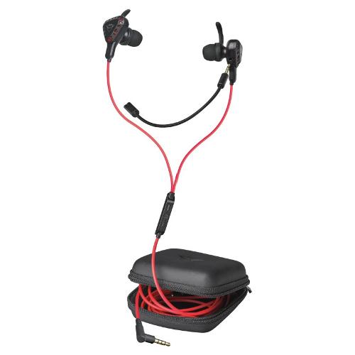 Trust Auricolari microfono filo GXT 408 Cobra Multiplatform Gaming Black e Red 23029