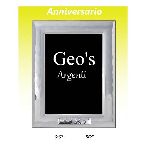 Portafoto per 1 foto 15x20 cm ANNIVERSARIO 25 Silver 1010 3