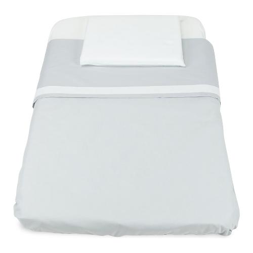 Baby Idea Set lenzuola culla avvicinamento 3 pz CULLAMI Grigio L3010G