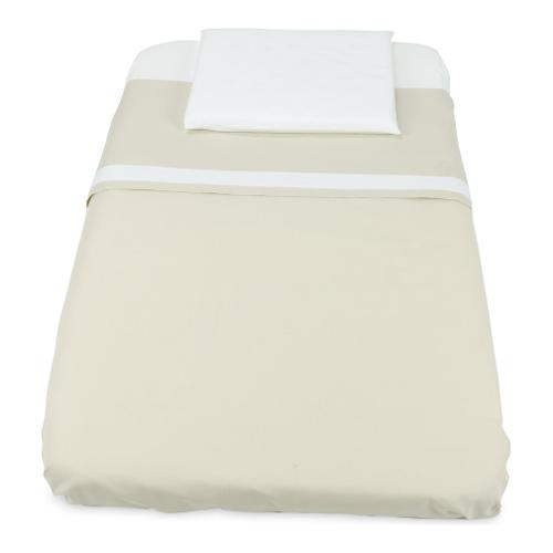 Baby Idea Set lenzuola culla avvicinamento 3 pz CULLAMI Beige L3010B