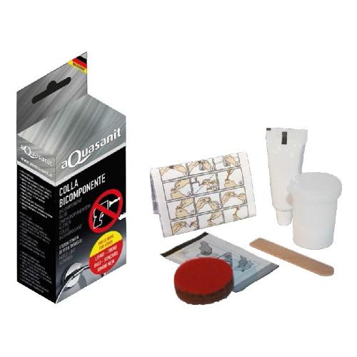 Idro Bric Colla specifica AQUASANIT Bicomponente per Metallo 00006G