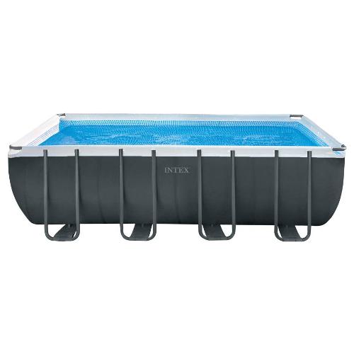 Intex Piscina con pompa a sabbia (549x274x132cm) per 5 persone ULTRA XTR FRAME Antracite 26356
