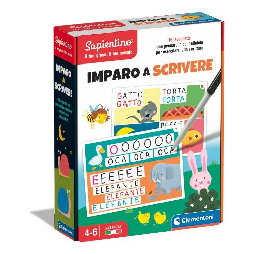 Clementoni Gioco prescolare Imparo a Scrivere 5-8a SAPIENTINO 16142