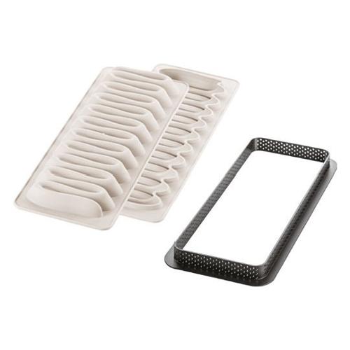 Silikomart Stampo Silicone Pasticceria Kit Nouvelle Vague (24x8cm) 23 107 13 0065