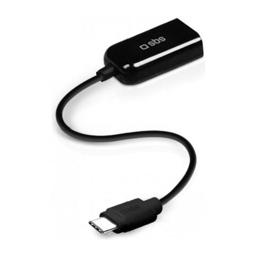 Sbs Cavo adattatore Otg Type C Type A Black 0,15m TECABLEOTGTCK