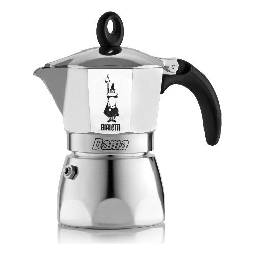Bialetti Caffettiera Alluminio 1 Tazza DAMA Cromo lucido 0002151
