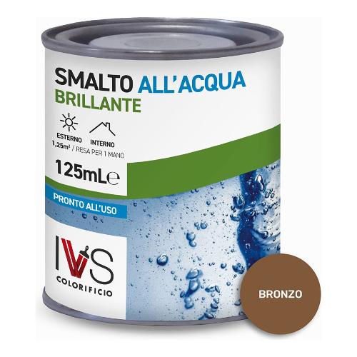 Ivs Smalto acqua brillante inodore bronzo barattolo 125 ml CF2034