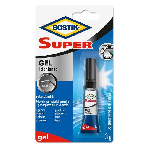 Uhu Bostik Collante a contatto universale Super Gel Trasparente tubetto 3 gr D2740