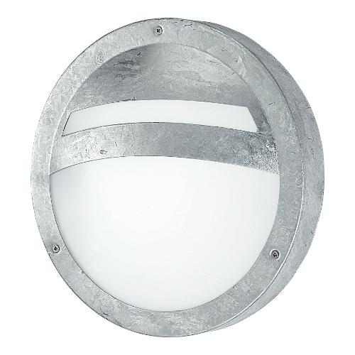 Eglo Applique da esterno SEVILLA Argento (28,5x8,3cm) 88119 1 luce - E27 - Max 40W