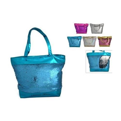 Due Esse Distribuzioni Borsa mare Pailettes tessuto poliestere (50x16x36cm) Assortito AL005388