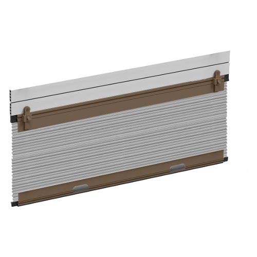 Medal Zanzariera finestra UP marrone L. da 100 a 50 cm x h. 160 cm QF1316R6