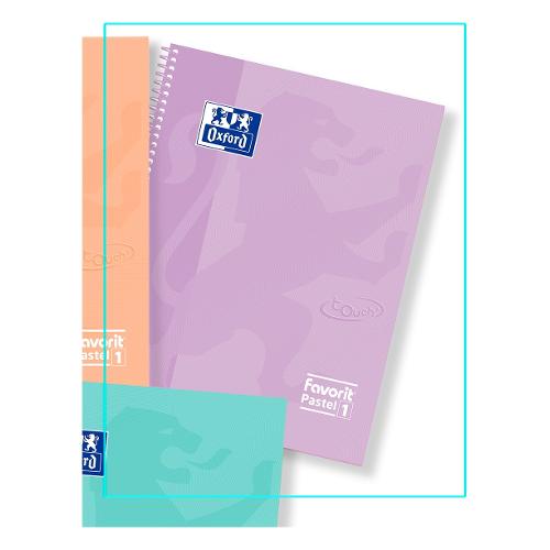 Favorit Quaderno notes A4 quadretti 5 mm OXFORD lilla 400115566