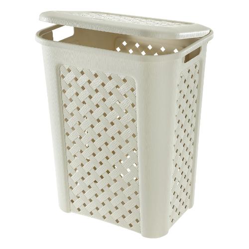 Tontarelli Porta biancheria Plastica (30Lt) ARIANNA Angora 8105451210