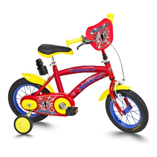 Cicli Roveco Bicicletta Mountain Bike 12" SPIDER Rosso e Giallo 801
