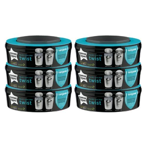 Tommee Tippee Ricarica contenitore pannolini twist&click 6 pz Sangenic TWIST&CLICK 85102301