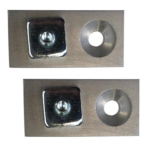 Castel Set supporti bastoni tenda Soffitto ALLU PROFIL Alluminio satinato 491 B84160